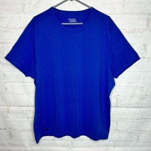 UNTUCKit Clarendon II Men’s Performance Shirt 2XL Blue Basic S/S Tshirt XXL